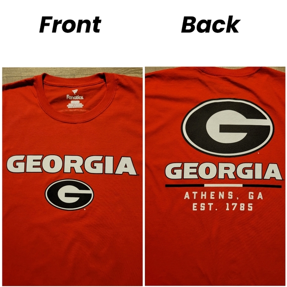 UNIVERSITY OF GEORGIA T-SHIRT #260 - Picture 3 of 3